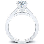 Snowdrop Cushion Diamond Engagement Ring (Lab Grown Igi Cert) whitegold