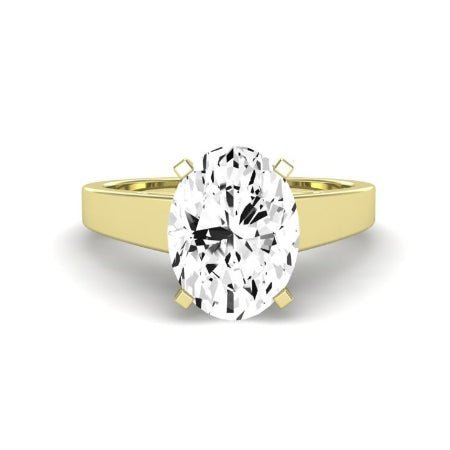 Snowdrop Oval Diamond Bridal Set (Lab Grown Igi Cert) yellowgold