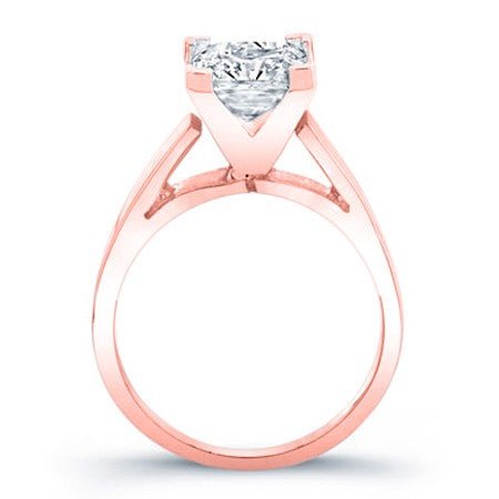 Snowdrop Princess Diamond Bridal Set (Lab Grown Igi Cert) rosegold