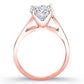 Snowdrop Round Diamond Bridal Set (Lab Grown Igi Cert) rosegold