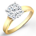 Snowdrop Round Diamond Bridal Set (Lab Grown Igi Cert) yellowgold