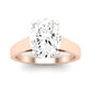 Snowdrop Oval Diamond Engagement Ring (Lab Grown Igi Cert) rosegold