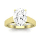 Snowdrop Oval Moissanite Bridal Set yellowgold