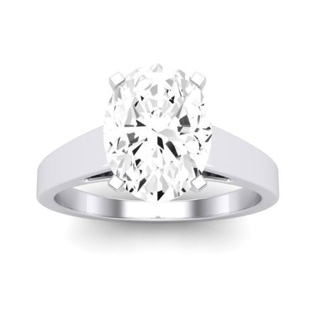 Snowdrop Oval Moissanite Bridal Set whitegold