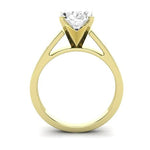 Snowdrop Oval Moissanite Bridal Set yellowgold