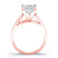 Snowdrop Princess Diamond Bridal Set (Lab Grown Igi Cert) rosegold