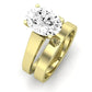 Snowdrop Oval Diamond Bridal Set (Lab Grown Igi Cert) yellowgold