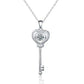 Sondra Diamond Necklace (Clarity Enhanced) whitegold