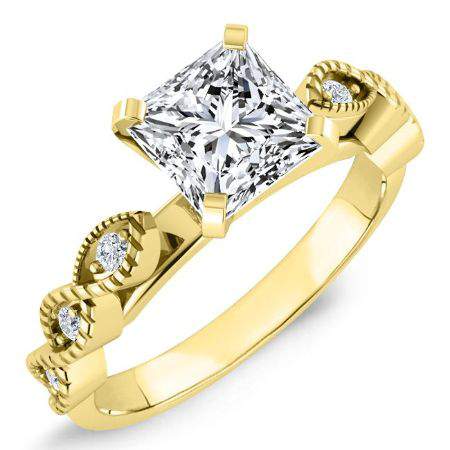 Sophora Princess Diamond Engagement Ring (Lab Grown Igi Cert) yellowgold