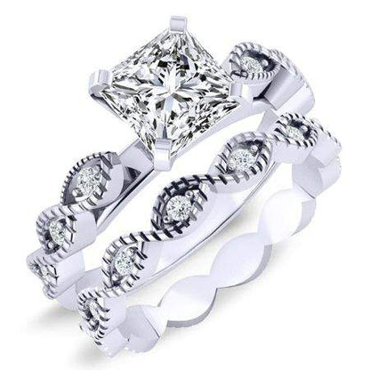 Sophora Princess Moissanite Bridal Set whitegold