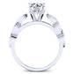 Sophora Round Diamond Bridal Set (Lab Grown Igi Cert) whitegold