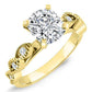 Sophora Cushion Diamond Engagement Ring (Lab Grown Igi Cert) yellowgold