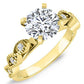 Sophora Round Diamond Engagement Ring (Lab Grown Igi Cert) yellowgold