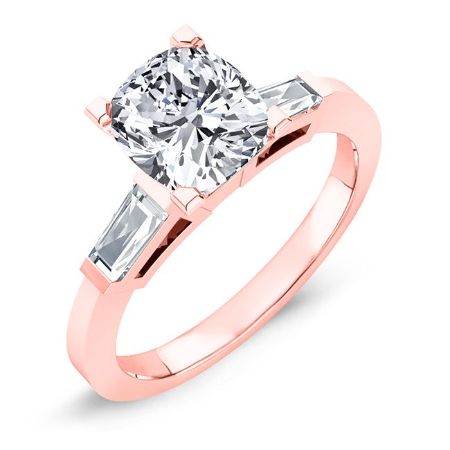 Sorrel Cushion Moissanite Bridal Set rosegold