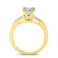 Sorrel Diamond Matching Band Only (engagement Ring Not Included) For Ring With Cushion Center yellowgold