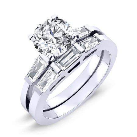 Sorrel Round Diamond Bridal Set (Lab Grown Igi Cert) whitegold