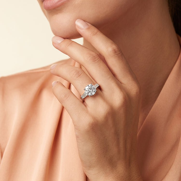 Sorrel - GIA Natural Round Diamond Engagement Ring