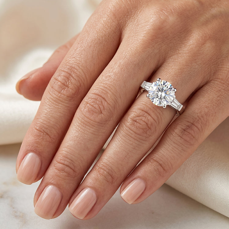 Sorrel - GIA Natural Round Diamond Engagement Ring