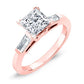 Sorrel Moissanite Matching Band Only (engagement Ring Not Included) For Ring With Princess Center rosegold