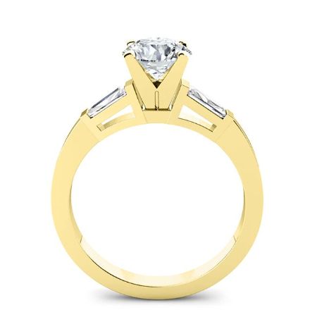 Sorrel Princess Moissanite Engagement Ring yellowgold