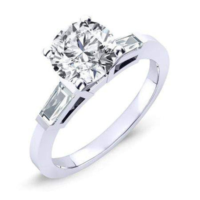 Sorrel Round Diamond Engagement Ring (Lab Grown Igi Cert) whitegold