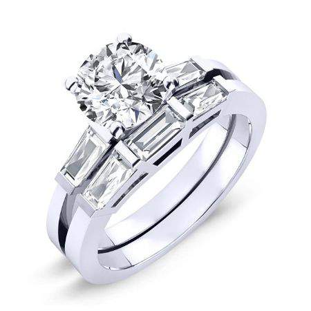 4.00 ct - Sorrel - Round Lab Diamond Bridal Set (IGI Certified)