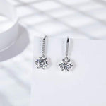 Suanne Diamond Earrings (Clarity Enhanced) whitegold