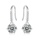Suanne Diamond Earrings (Clarity Enhanced) whitegold