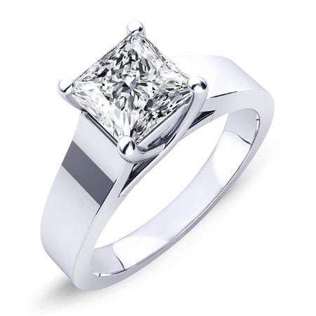 2.00 ct - Sundrop - GIA Natural Princess Diamond Engagement Ring