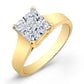 Sundrop Princess Moissanite Bridal Set yellowgold