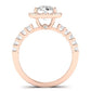 Sweet Pea Diamond Matching Band Only (does Not Include Engagement Ring) For Ring With Round Center rosegold