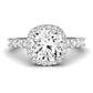 Sweetpea Cushion Diamond Engagement Ring (Lab Grown Igi Cert) whitegold