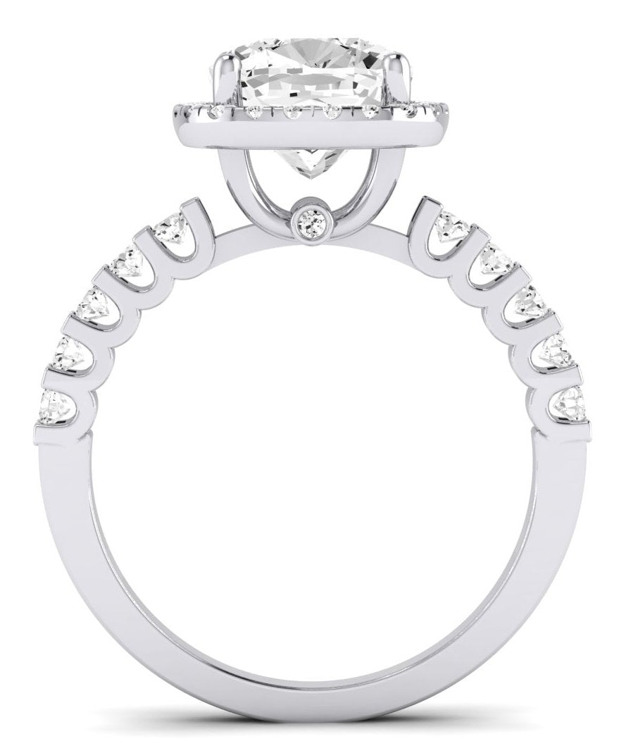 Sweetpea Cushion Diamond Engagement Ring (Lab Grown Igi Cert) whitegold