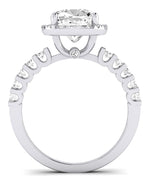 Sweetpea Cushion Diamond Engagement Ring (Lab Grown Igi Cert) whitegold