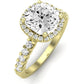 Sweetpea Cushion Diamond Engagement Ring (Lab Grown Igi Cert) yellowgold