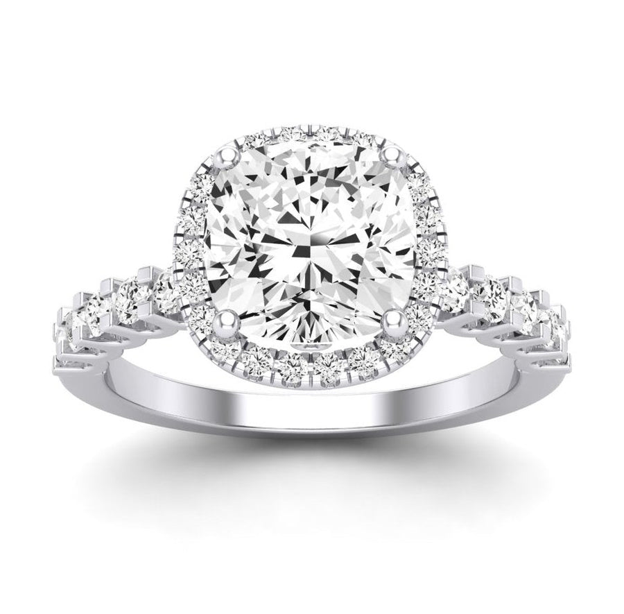 4.00 ct - Sweetpea - Cushion Lab Diamond Engagement Ring (IGI Certified)