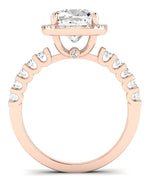 Sweetpea Emerald Diamond Engagement Ring (Lab Grown Igi Cert) rosegold