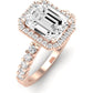 Sweetpea Emerald Diamond Engagement Ring (Lab Grown Igi Cert) rosegold