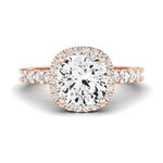 Sweetpea Cushion Diamond Bridal Set (Lab Grown Igi Cert) rosegold