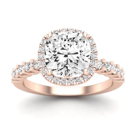 Sweetpea Cushion Diamond Bridal Set (Lab Grown Igi Cert) rosegold