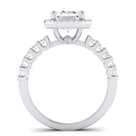 Sweetpea Emerald Diamond Bridal Set (Lab Grown Igi Cert) whitegold