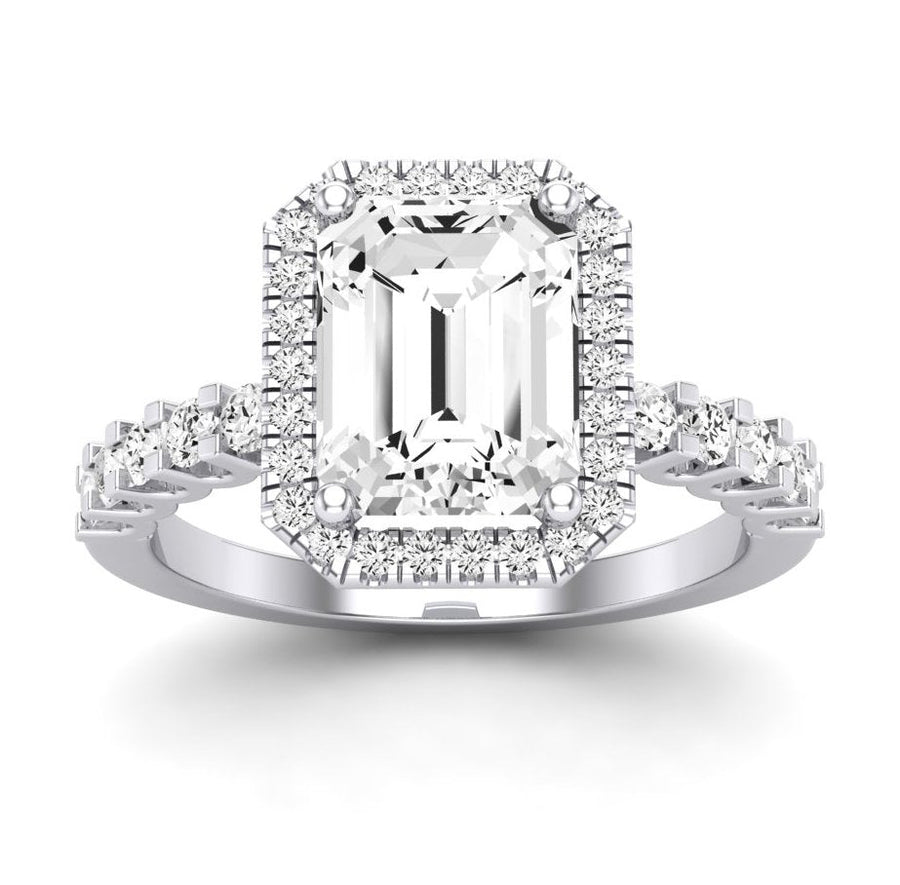 2.00 ct - Sweetpea - GIA Natural Emerald Diamond Engagement Ring