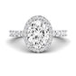 Sweetpea Oval Diamond Bridal Set (Lab Grown Igi Cert) whitegold