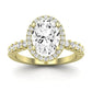 Sweetpea Oval Diamond Bridal Set (Lab Grown Igi Cert) yellowgold