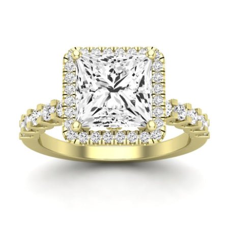 Sweetpea Princess Diamond Bridal Set (Lab Grown Igi Cert) yellowgold