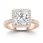 Sweetpea Princess Diamond Bridal Set (Lab Grown Igi Cert) rosegold