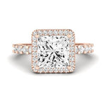 Sweetpea Princess Diamond Bridal Set (Lab Grown Igi Cert) rosegold