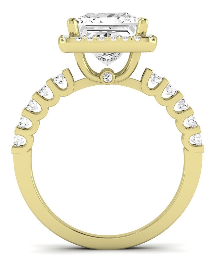 Sweetpea Princess Diamond Engagement Ring (Lab Grown Igi Cert) yellowgold