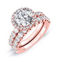 Sweetpea Round Diamond Bridal Set (Lab Grown Igi Cert) rosegold