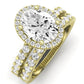 Sweetpea Oval Diamond Bridal Set (Lab Grown Igi Cert) yellowgold